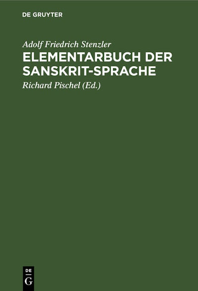 Elementarbuch der Sanskrit-Sprache