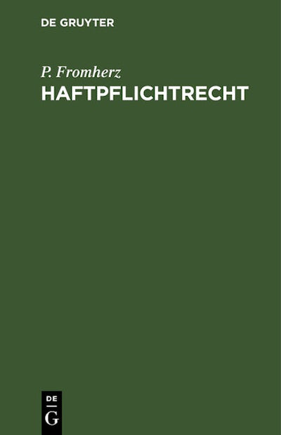 Haftpflichtrecht