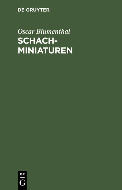Schachminiaturen