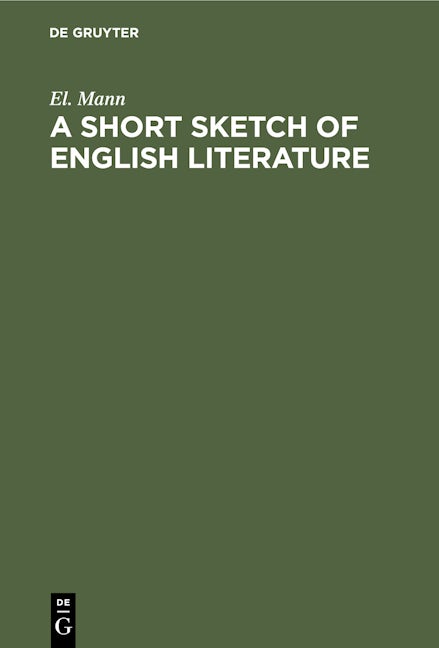 A Short Sketch of English Literature