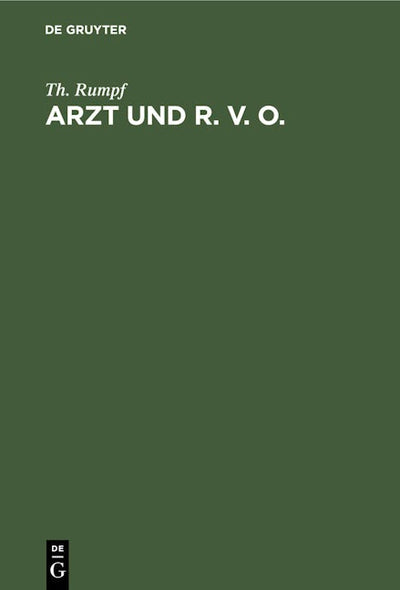 Arzt und R. V. O.