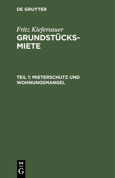 Mieterschutz und Wohnungsmangel