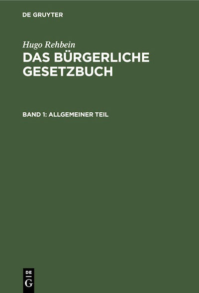 Allgemeiner Teil