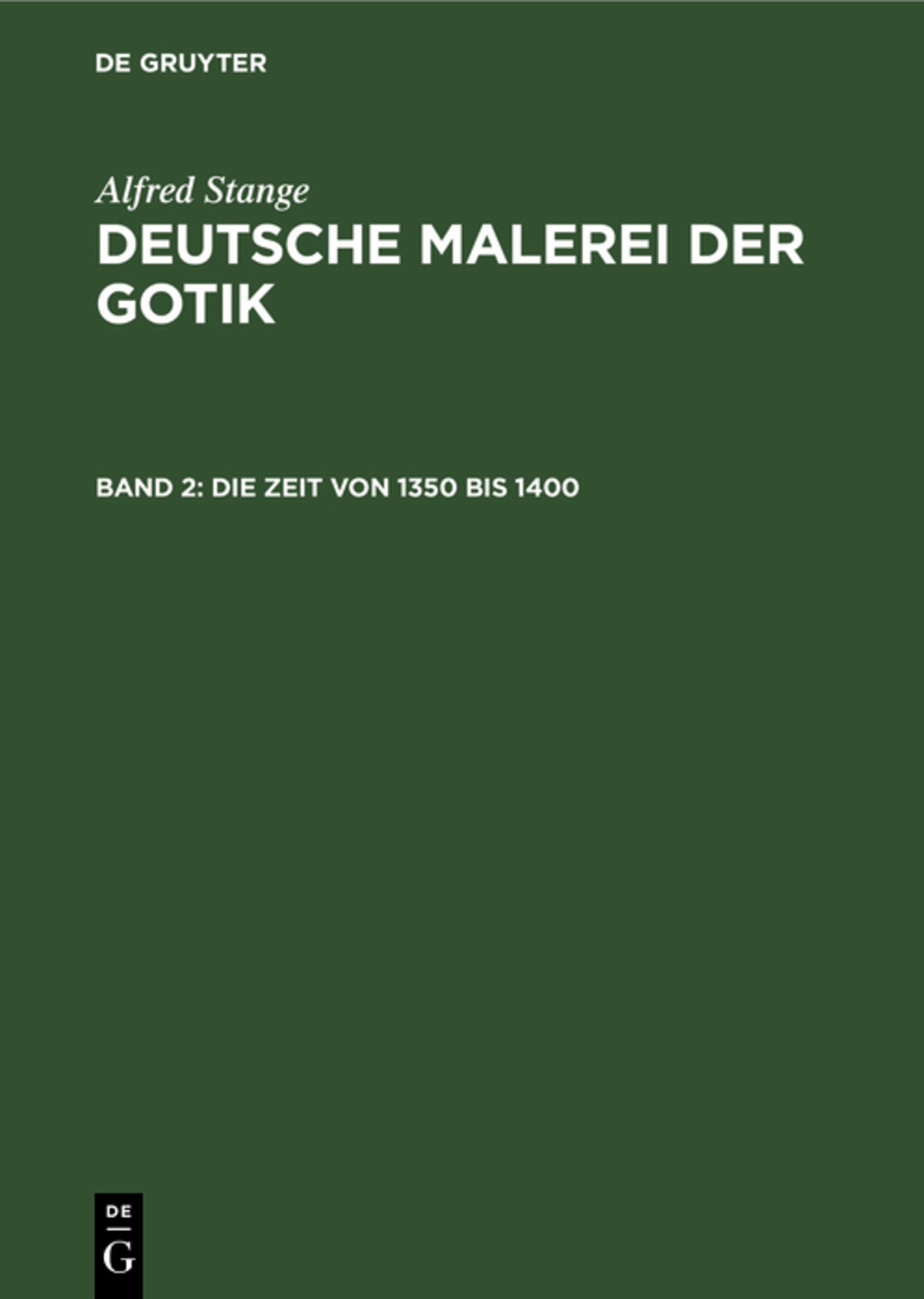 Cover image for Die Zeit von 1350 bis 1400 ISBN 9783112353578