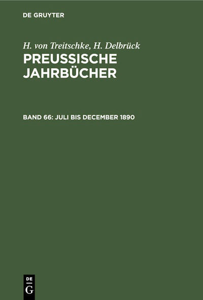 Juli bis December 1890