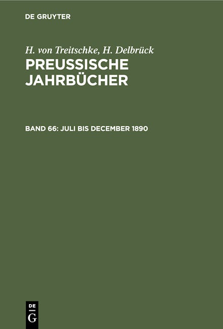 Juli bis December 1890