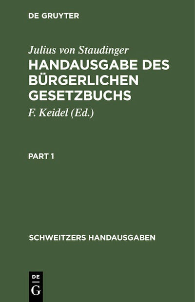 Handausgabe des Bürgerlichen Gesetzbuchs