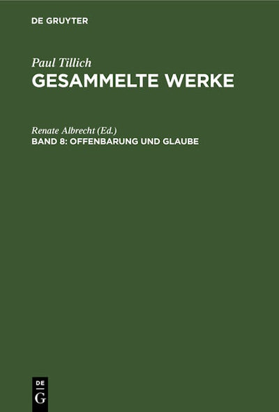 Offenbarung und Glaube