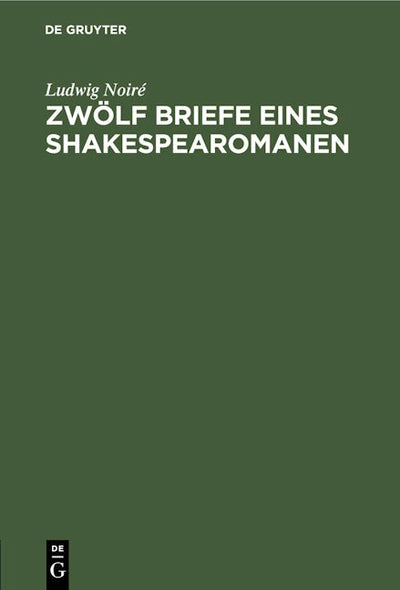 Zwölf Briefe eines Shakespearomanen