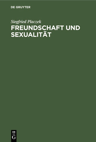 Freundschaft und Sexualität