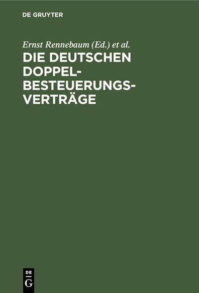 Die deutschen Doppelbesteuerungsverträge