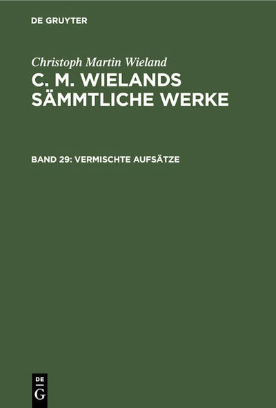 Vermischte Aufsätze