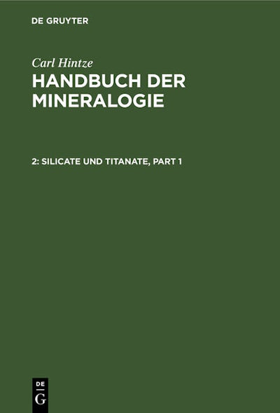 Silicate und Titanate
