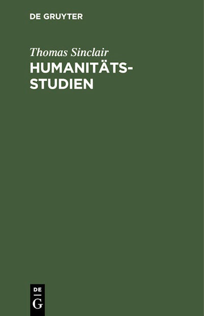 Humanitätsstudien