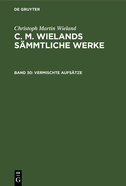 Vermischte Aufsätze