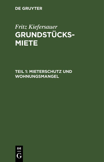 Mieterschutz und Wohnungsmangel