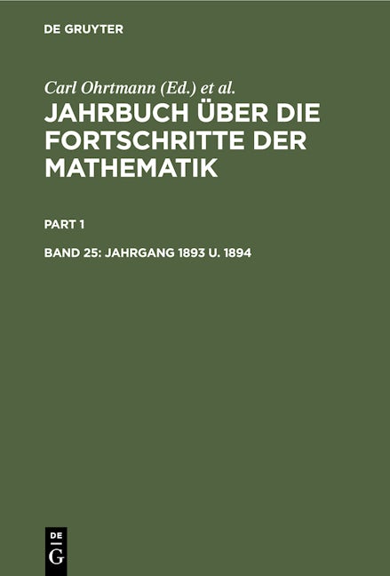 Jahrgang 1893 u. 1894