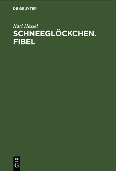 Schneeglöckchen. Fibel