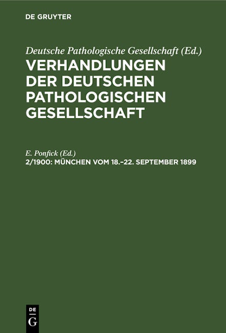 München vom 18.–22. September 1899