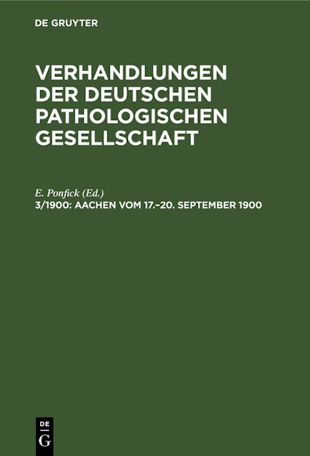 Aachen vom 17.–20. September 1900