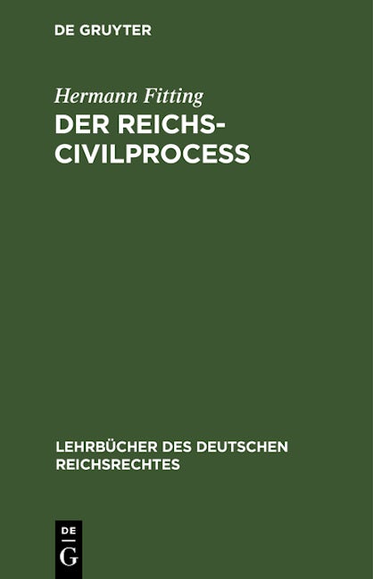 Der Reichs-Civilproceß