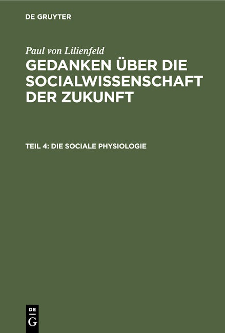 Die sociale Physiologie