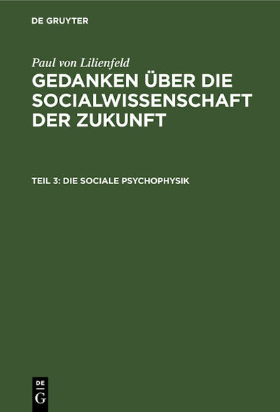 Die sociale Psychophysik