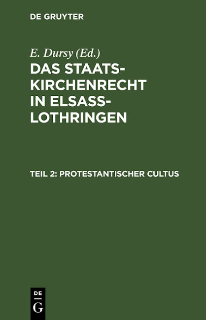 Protestantischer Cultus