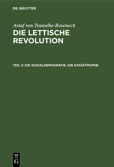 Die Sozialdemokratie. Die Katastrophe