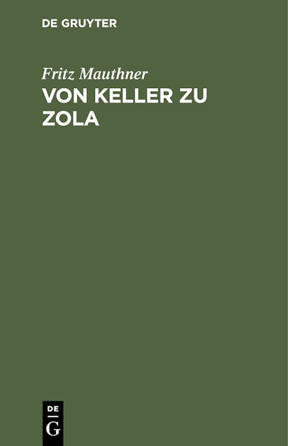 Von Keller zu Zola