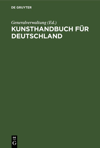 Kunsthandbuch für Deutschland