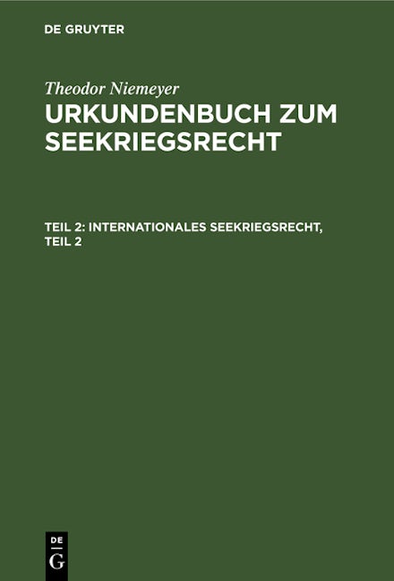Internationales Seekriegsrecht, Teil 2