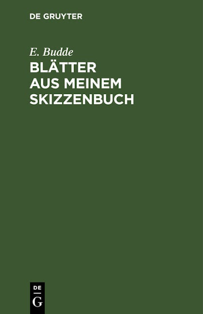 Blätter aus meinem Skizzenbuch