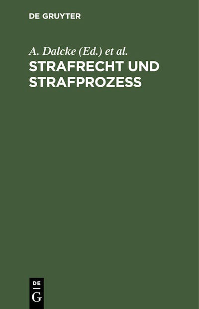 Strafrecht und Strafprozeß