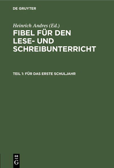 Für das erste Schuljahr