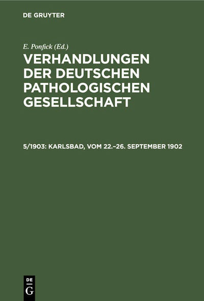 Karlsbad, vom 22.–26. September 1902