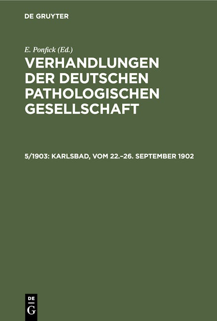 Karlsbad, vom 22.–26. September 1902