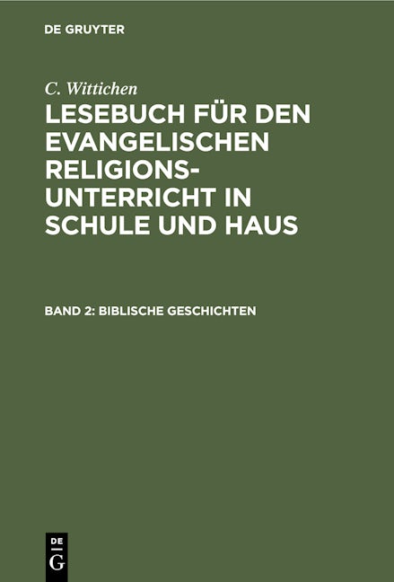 Book cover image for Biblische Geschichten ISBN: 9783112404171