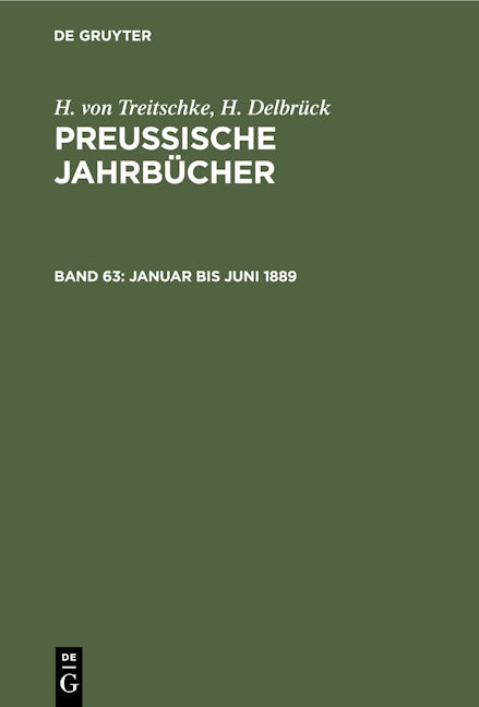 Januar bis Juni 1889