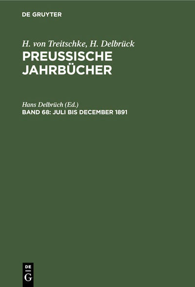 Juli bis December 1891