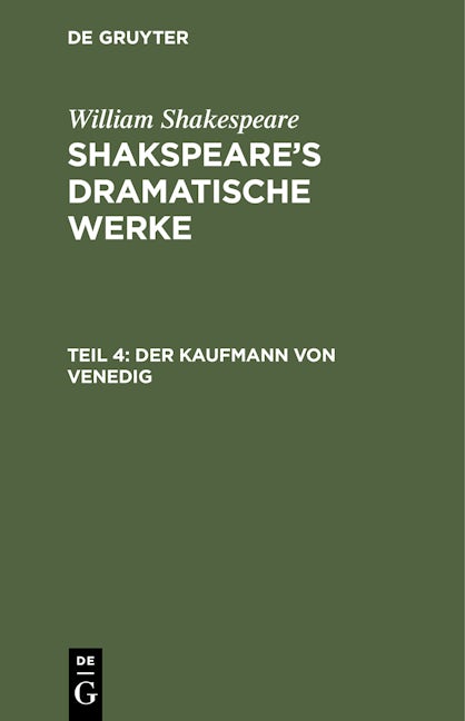 Der Kaufmann von Venedig