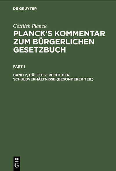 Recht der Schuldverhältnisse (Besonderer Teil)