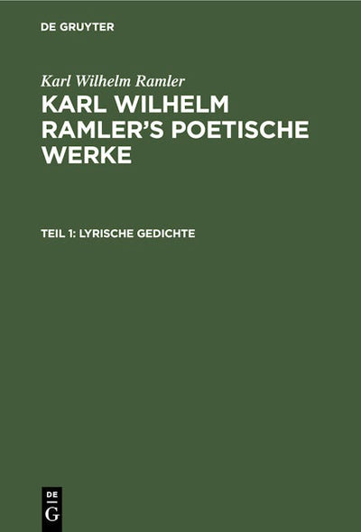 Lyrische Gedichte