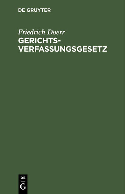 Gerichtsverfassungsgesetz