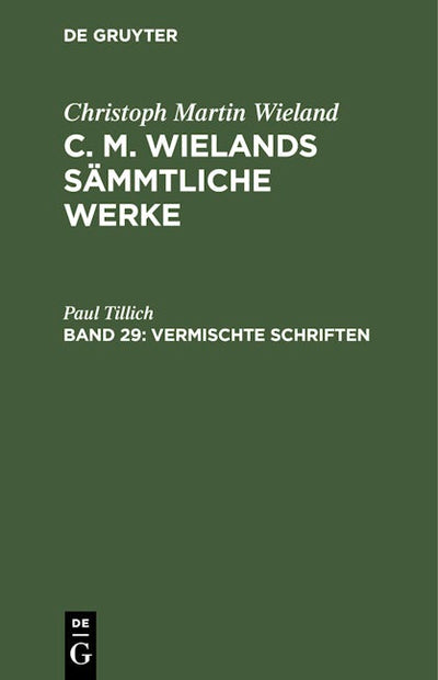 Vermischte Schriften