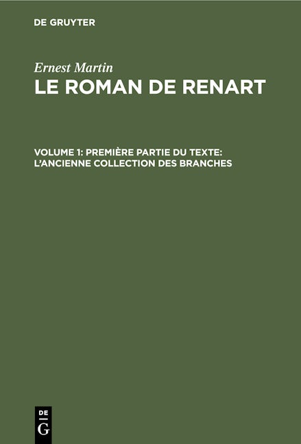Première partie du texte: L’ancienne collection des branches