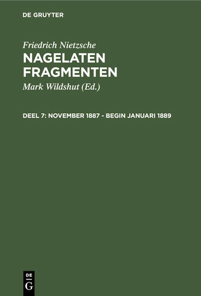 November 1887 - begin januari 1889