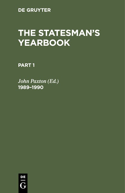 Book cover image for 1989–1990 ISBN: 9783112420638