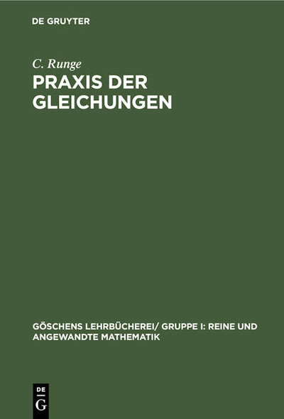 Praxis der Gleichungen