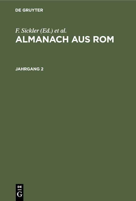 Almanach aus Rom. Jahrgang 2